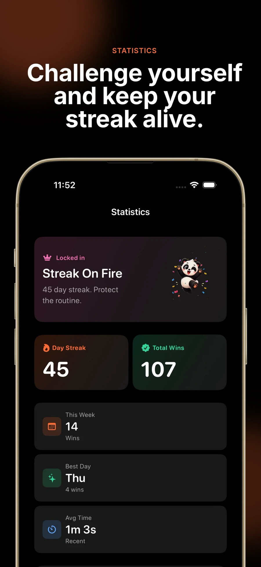 WakeProof wake-up activity and statistics